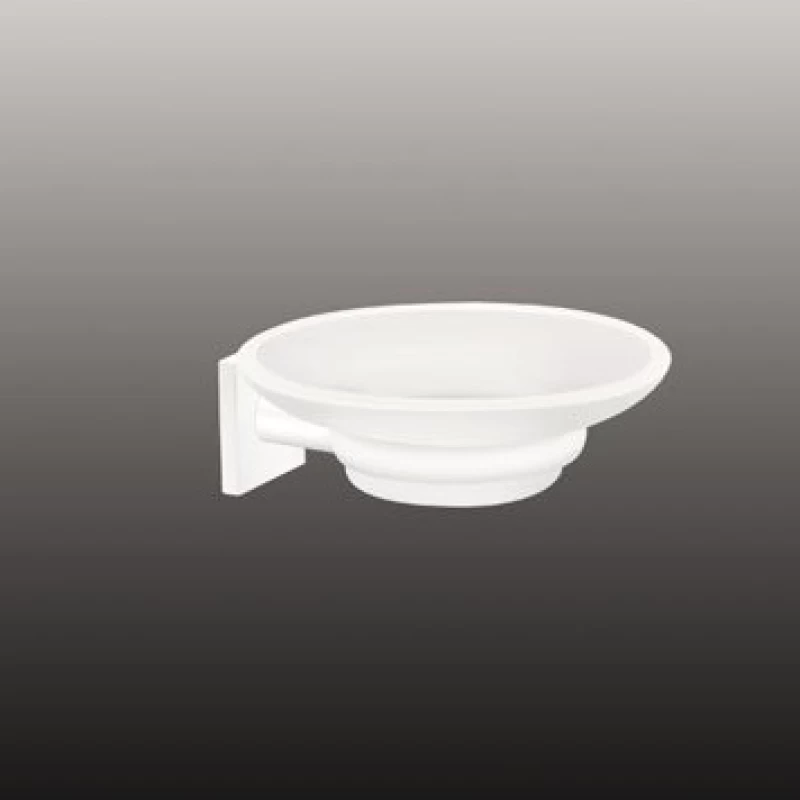 Σαπουνοθήκες Μπάνιου Sanco σειρά Tempo M101-14002 Λευκό ματ
