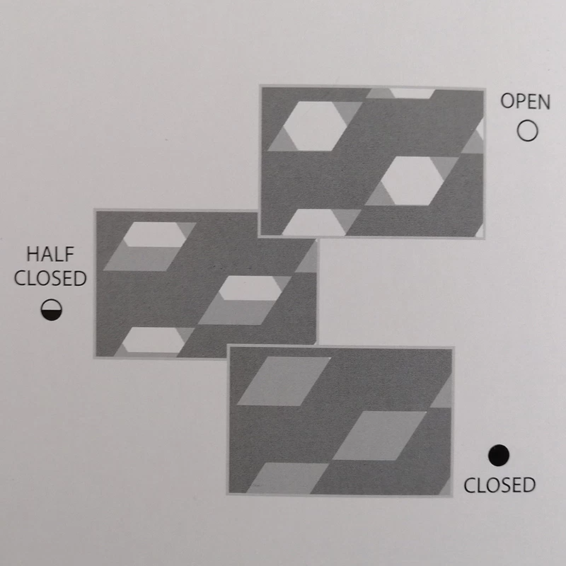 Διπλά Ρόλλερ Ελεγχόμενης Σκίασης 3D σειρά Cube σε Μπεζ