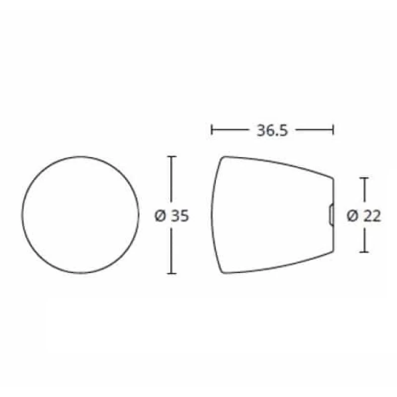 Πόμολα Εξώπορτας Convex σειρά 1013 σε Χρώμιο