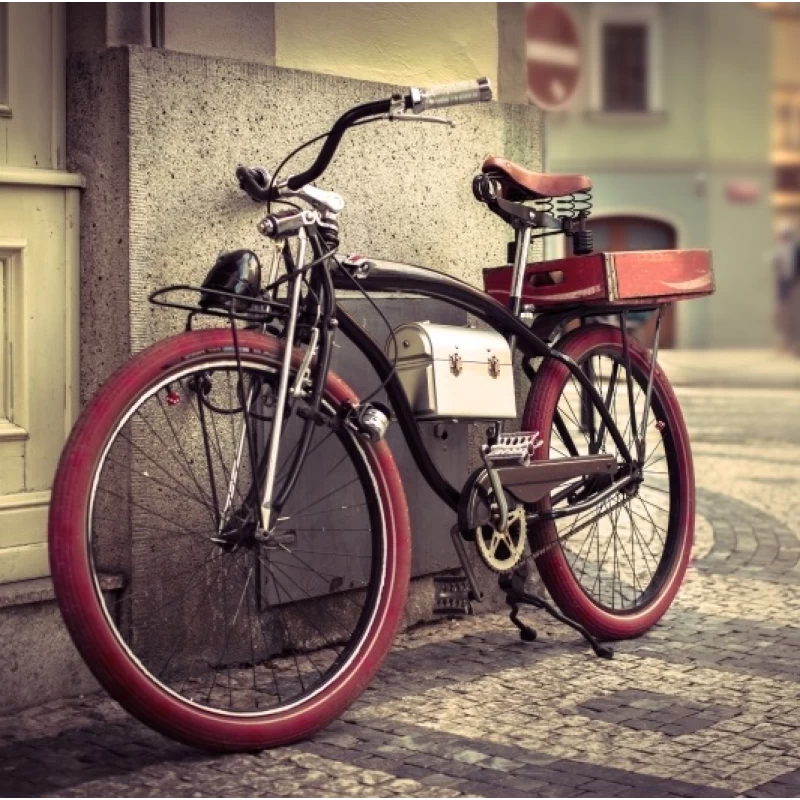 Ρόλερ σκίασης με Vintage Σχέδια σειρά Bike E443
