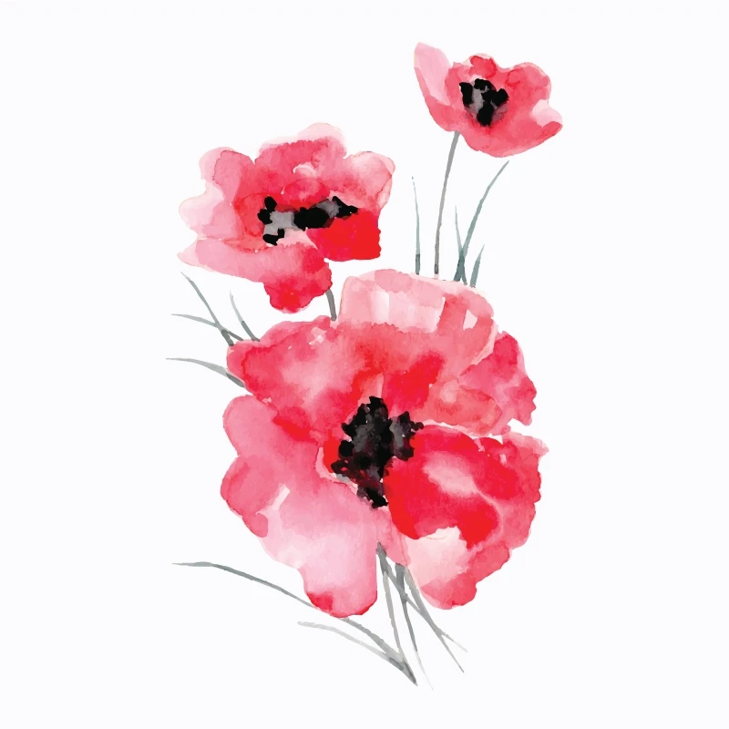 Ρόλερ σκίασης με Floral Σχέδια σειρά Λουλούδια E190 (Image 1)