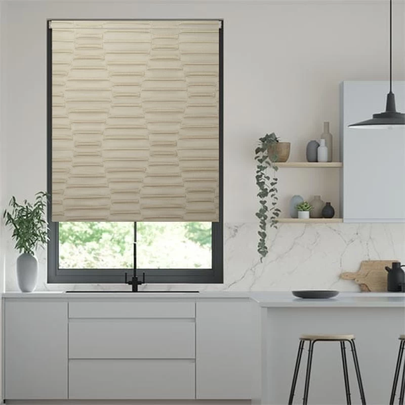 Ρόλερ σκίασης Ριγέ σειρά Bamboo Beige 15423