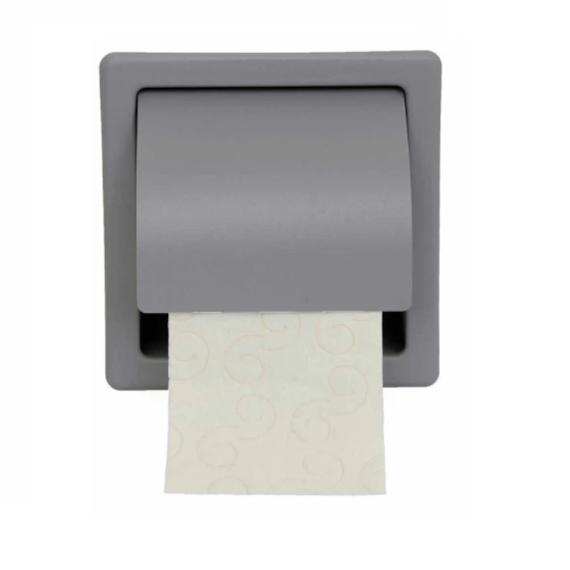 Χαρτοθήκη μπάνιου Top Line σειρά 109-163 Ανθρακί ματ (16x7x15.5cm)