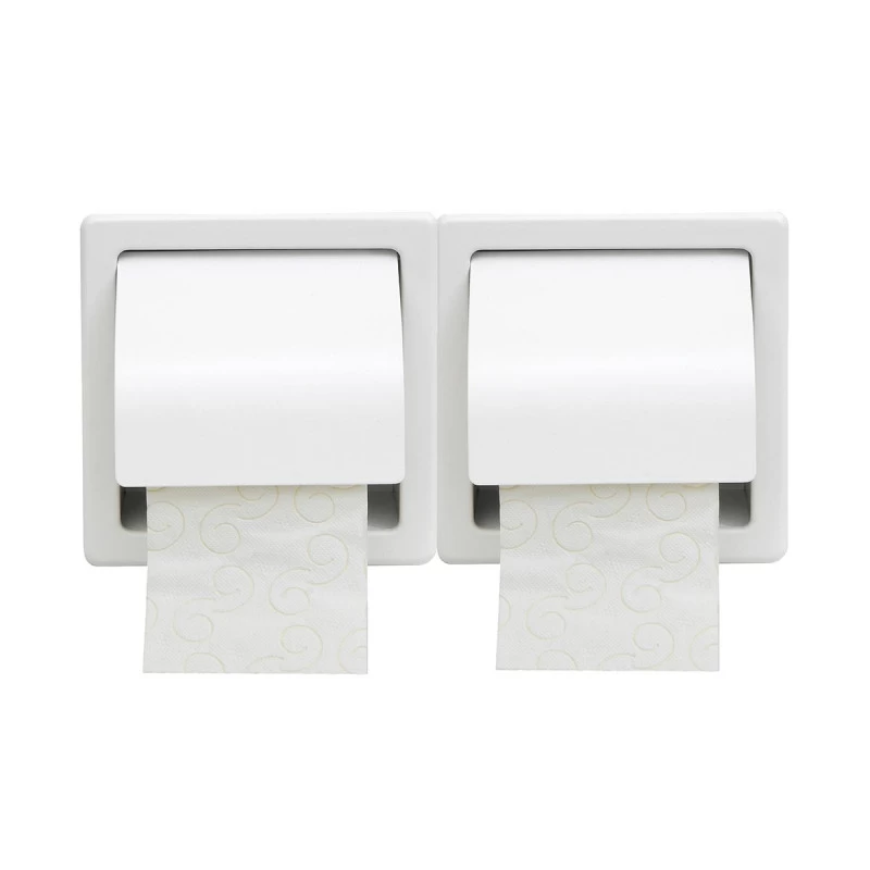 Χαρτοθήκη μπάνιου Top Line σειρά 110-033 Λευκό ματ (30x7x15.5cm)