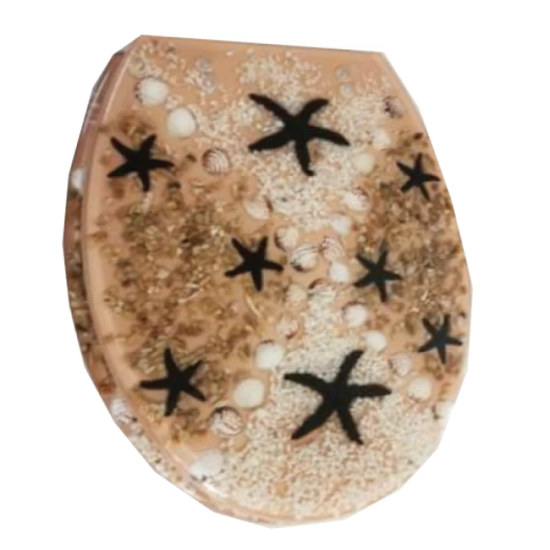 Κάλυμμα λεκάνης Ρητίνης Bath Fashion σειρά 2790 (36x43cm) (Image 1)