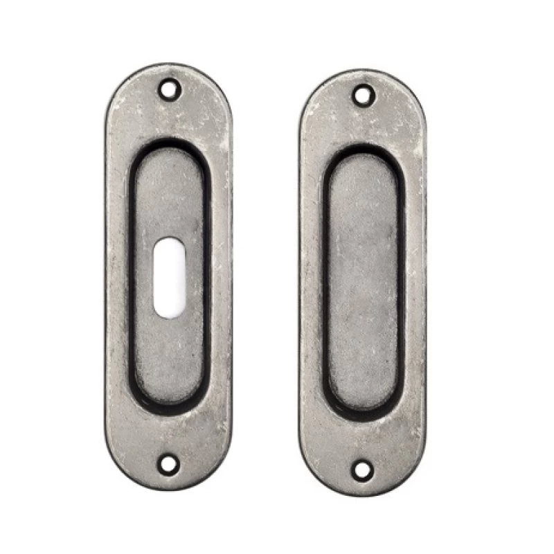 Χούφτες συρόμενης πόρτας Roline K302 Νίκελ Αντικέ (με ή χωρίς Τρύπα)