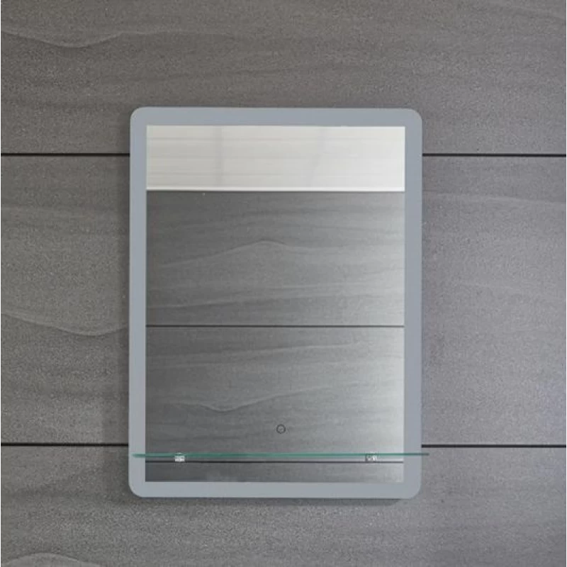 Καθρέπτης Πολυτελείας με Led Touch & Εταζέρα σειρά 77-8141 (60x80cm)