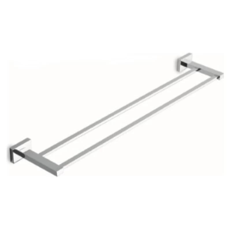 Πετσετοκρεμάστρα Διπλή Karag New Colombo 76048 σε Χρώμιο (13x62x3.5cm) (Image 1)