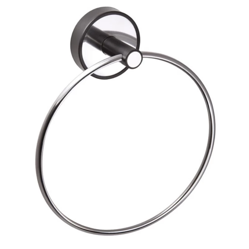 Κρίκος Karag Optimo B 6220 Inox Μαύρο Abs(Αυτοκόλλητο ή Βιδωτό) (Image 1)