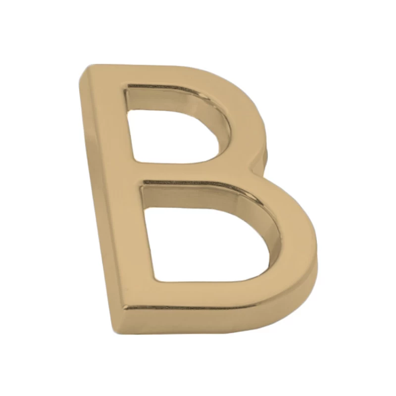 Γράμματα Κατοικιών Γράμμα B σε Χρυσό ματ