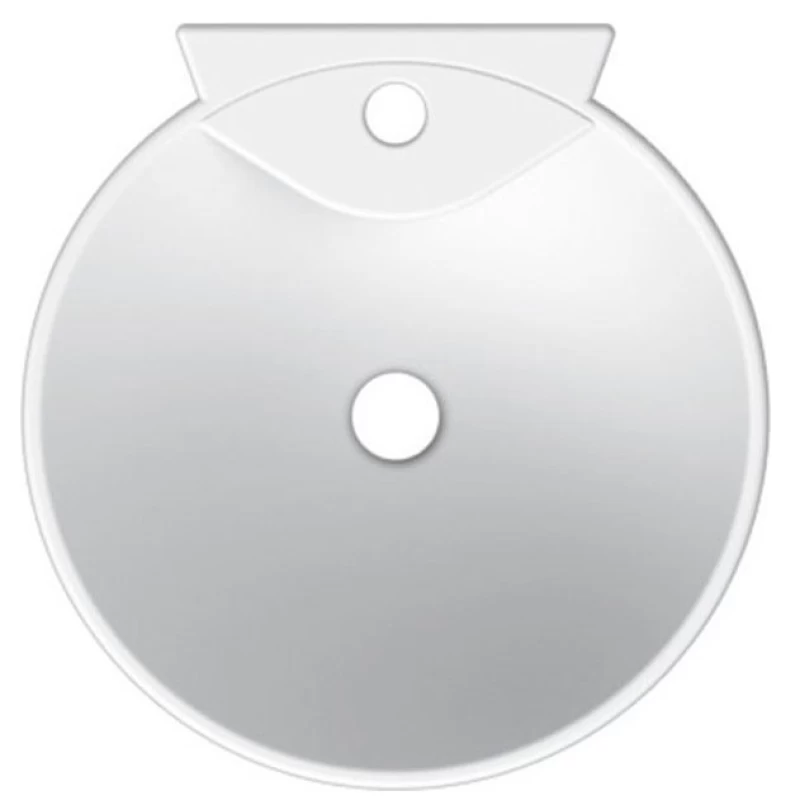 Νιπτήρας Κρεμαστός & Επικαθήμενος Scarabeo Cono/R 8010R Λευκό (42x43cm)