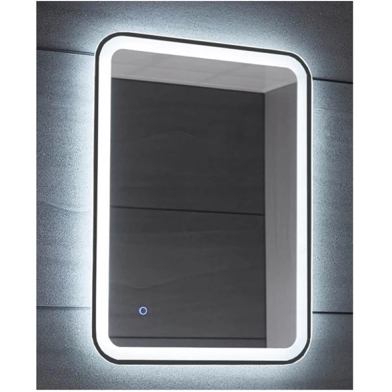 Καθρέπτης Πολυτελείας με Led Touch & Μαύρο Πλαίσιο σειρά 77-9131 (60x80cm)