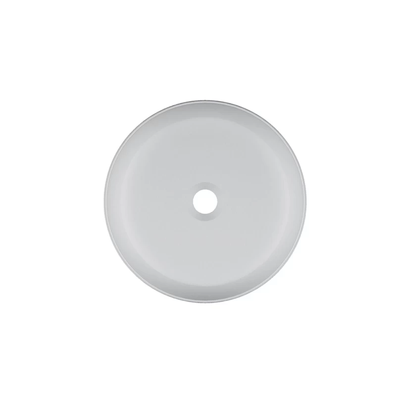Νιπτήρας Επικαθήμενος Scarabeo Glam 1807-300 Λευκό (Φ.39cm)