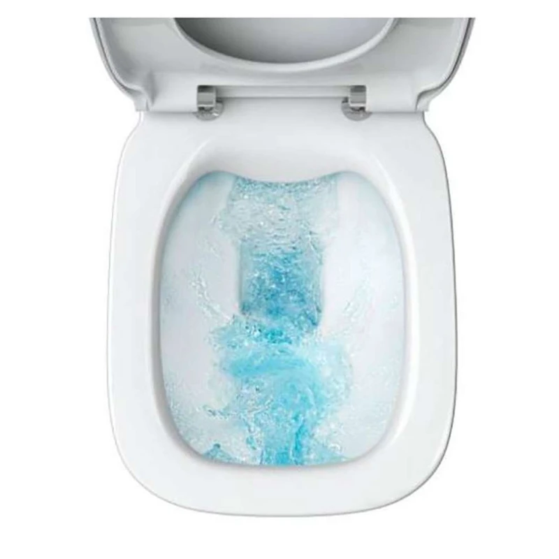 Λεκάνη δαπέδου Bianco Ceramica Delia Rimless DL12000SC-300 Λευκό (65cm) (Image 2)