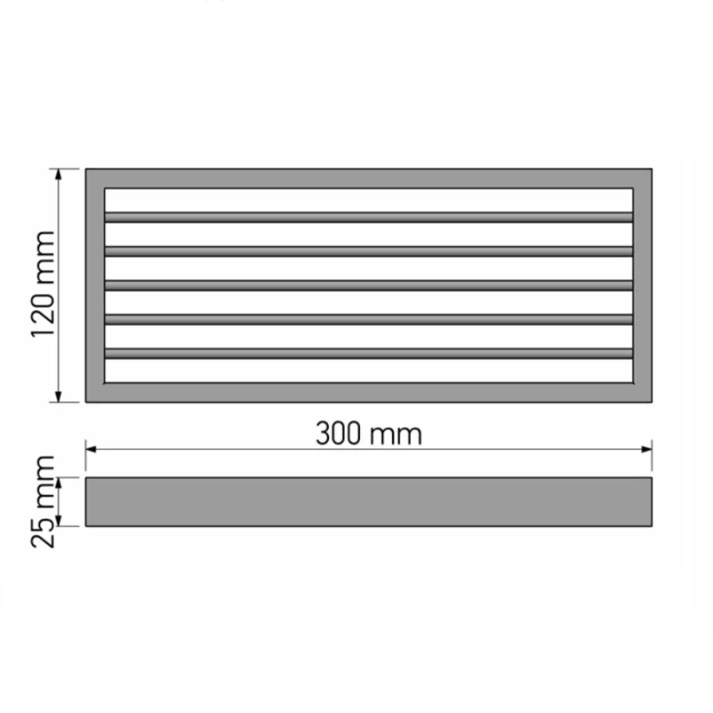 Σπογγοθήκες Μπάνιου Sanco σειρά Valanio 18703-M116 Μαύρο Ματ (Μήκος 30cm) (Image 2)