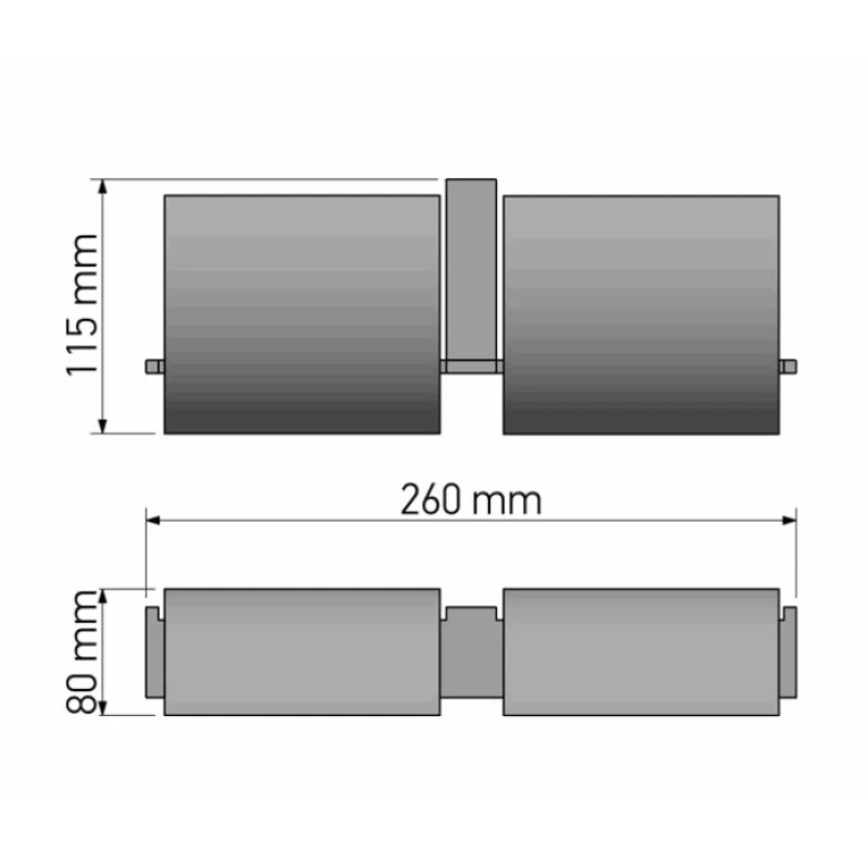 Χαρτοθήκες Μπάνιου Sanco σειρά Allegory M116-25627 Μαύρο Ματ