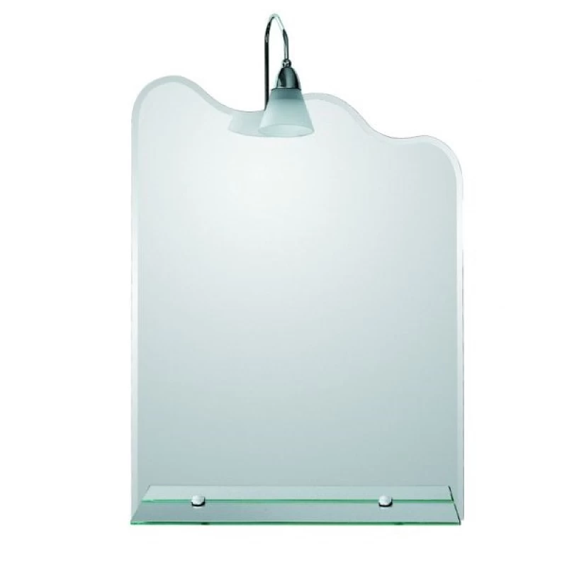 Καθρέπτης μπάνιου με Εταζέρα & Φώτα σειρά 15-0806 (60x80cm)