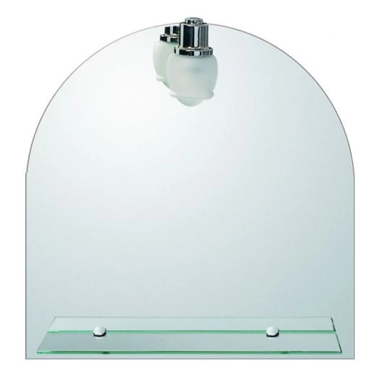 Καθρέπτης μπάνιου με Φως & Εταζέρα σειρά 42-5700 (55x50cm)