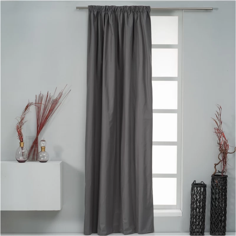 Κουρτίνα Γκρι Με Τρέσα 140x270cm Blackout 100% 10720 Artisti Italiani