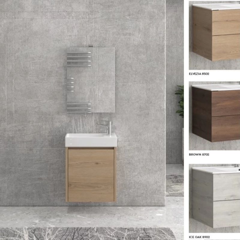 Έπιπλο με 1 Ντουλάπι Karag New Minos 45/1 σε 3 Αποχρώσεις (45x26cm) (Image 1)