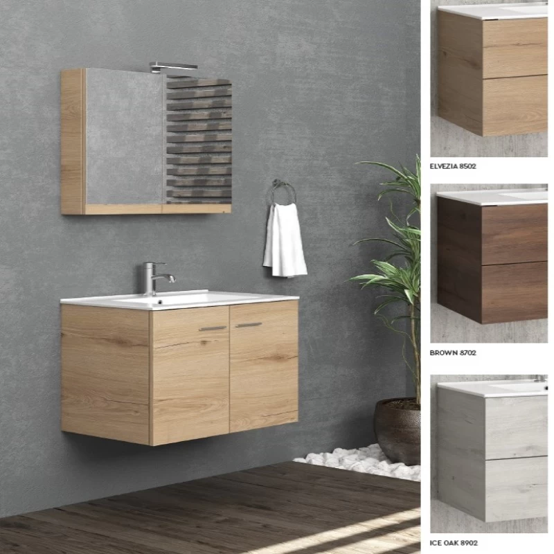 Έπιπλο με 2 Ντουλάπια Karag New Bitola 75/1 σε 3 Αποχρώσεις (74x45cm) (Image 1)