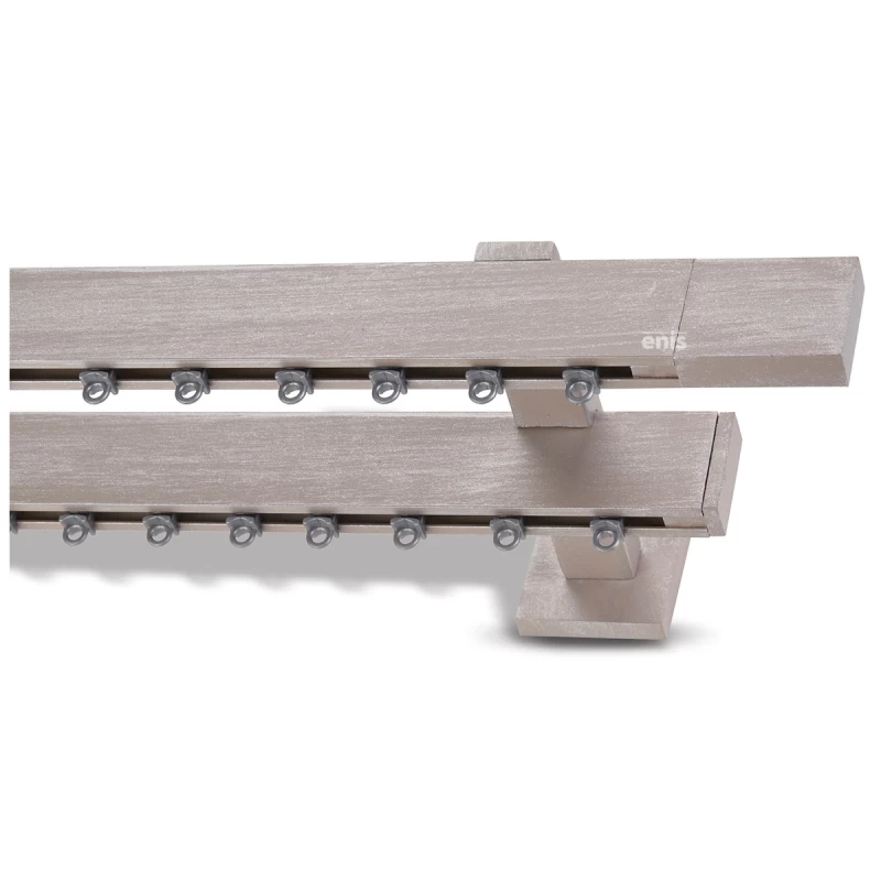 Κουρτινόξυλα Σιδηρόδρομοι Domus PF Ινδία σειρά 8506-3 σε Ασημί (Image 1)